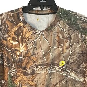 Scent‎ Blocker RealTree Camouflage Polyester Short Sleeve Shirt XL Layer One J3